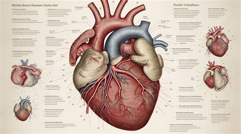 Medical Schematic Shows The Different Parts Of The Human Heart ...