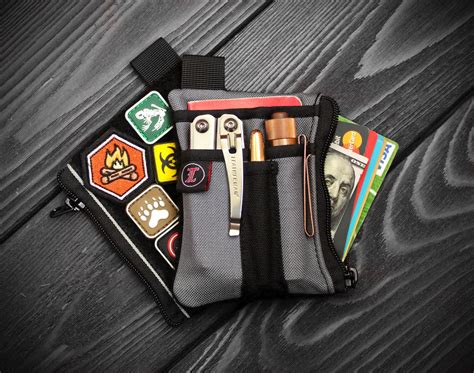 EDC Pouch With Velcro EDC Pocket Organizer - Etsy