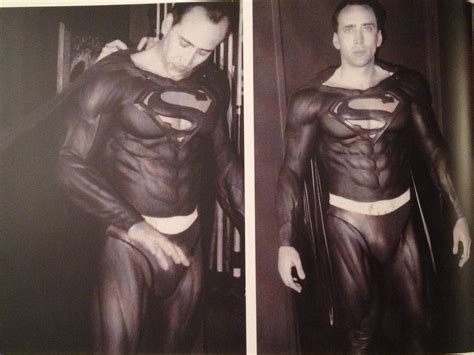 Previously Unseen Photo of Nicolas Cage in Superman Costume for Tim Burton and Kevin Smith's ...