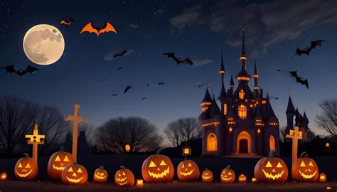 Premium Photo | Spooky castle a halloween haunt