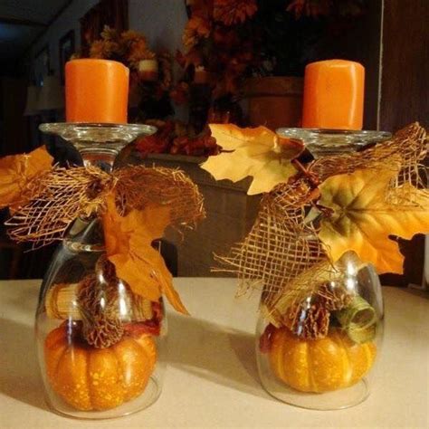 Dollar Store Fall Table Centerpieces