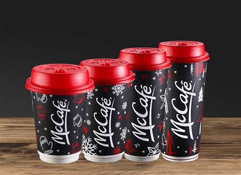 McDonald's introduces festive cups and will sell any size coffee for $1 for the next month