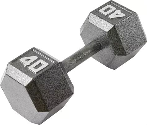 Fitness Gear 40 lb Cast Hex Dumbbell | Free Curbside Pick Up at DICK'S