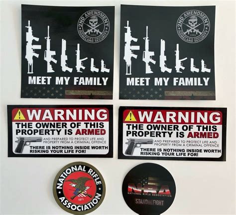 Gun Stickers .2nd Amendment ..nra..decals..meet My - Etsy