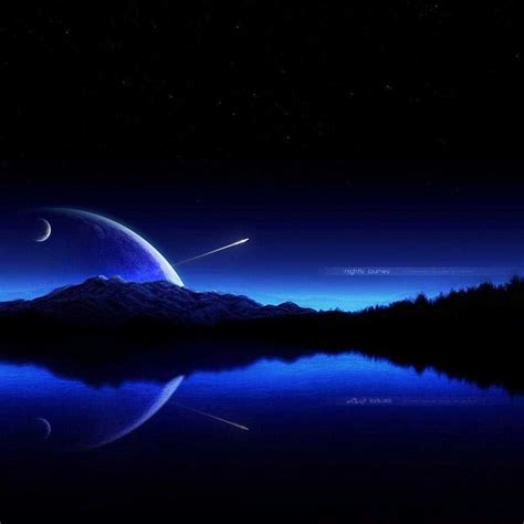 Dark Blue Moon Wallpapers - Top Free Dark Blue Moon Backgrounds ...