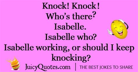 Enjoy these great Knock Knock Jokes. Check out our other awesome categories as well. Funny Knock ...