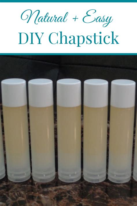 DIY Natural and Easy Chapstick | Medicated Lip Balm