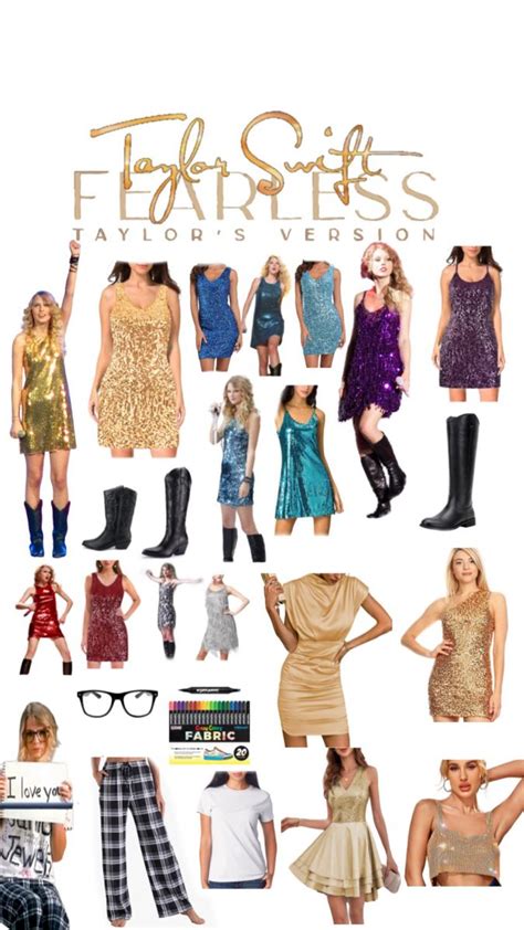 Fearless Era Outfits For Taylor Swift Eras Tour | Taylor swift tour outfits, Taylor swift ...