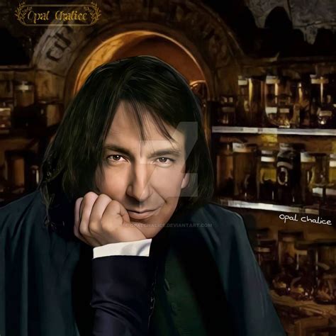 Severus Snape : A Rare Smile by OpalChalice on DeviantArt in 2021 | Severus snape, Snape ...