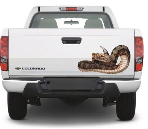 snake Tailgate decal, truck vinyl graphics, rattlesnake truck sticker | Xtreme Digital GraphiX