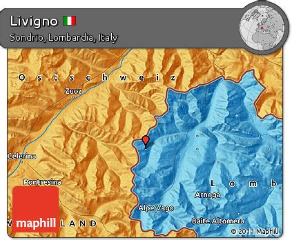 Free Political Map of Livigno