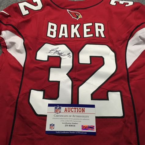 NFL Auction | STS - Cardinals Budda Baker Signed Game Issued Jersey Size 38