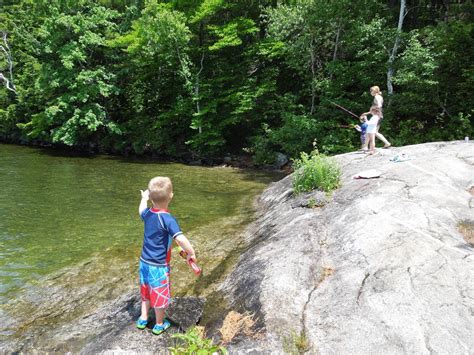 The Ward Family: Camping on Squam Lake