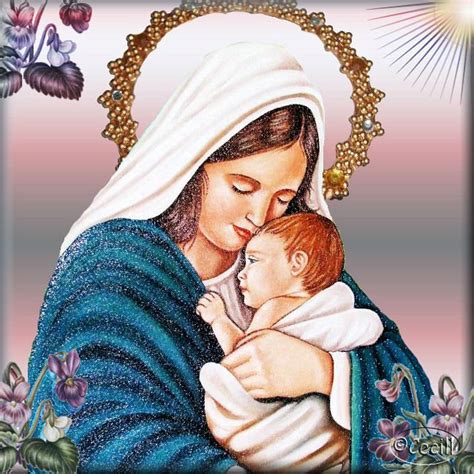 ® Blog Católico Navideño ®: IMÁGENES DE LA VIRGEN MARÍA Y EL NIÑO JESÚS