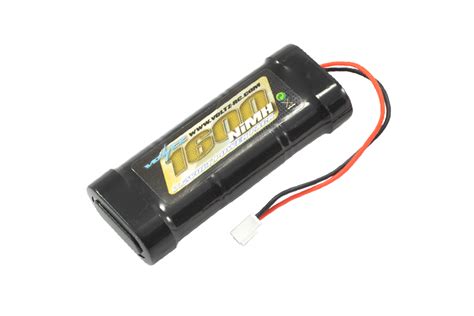 VOLTZ 1600mAh 7.2V NiMH STICK PACK BATTERY 6 CELL W/MICRO CONNECTOR