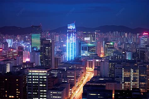 The City Skyline In Cheonan Background, Architecture, High Resolution ...