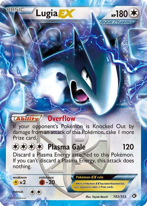 Lugia Pokemon Card Ex