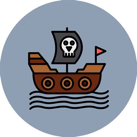 Pirate Ship Creative Icon Design 16011909 Vector Art at Vecteezy