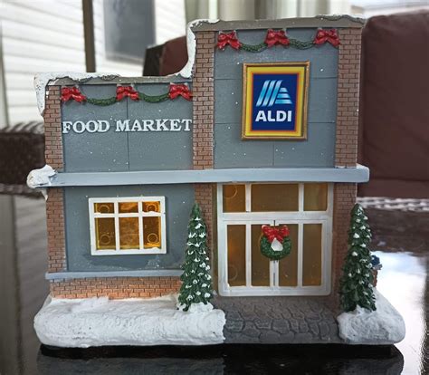 Merry Moments LED Holiday Village House Aldi Food Market | ALDI ...