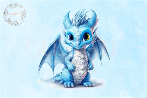 Cute Baby Dragon Watercolor Clipart Dragon Clipart Dragon, 45% OFF