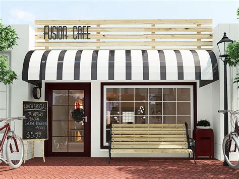 Coffee Shop Exterior Design | Store Decorations | Pinterest | Modern traditional, Traditional ...