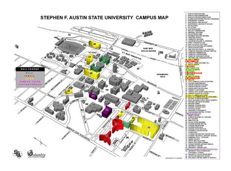 Alabama State University Campus Map - Zone Map