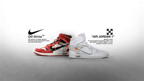 Download Off White Jordan 1 Air Famous Wallpaper | Wallpapers.com