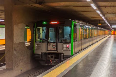 Train in milan stock photo. Image of opening, metro, public - 57643764