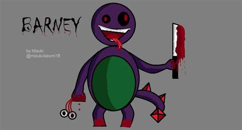 Creepy Barney by ChunChuu on DeviantArt