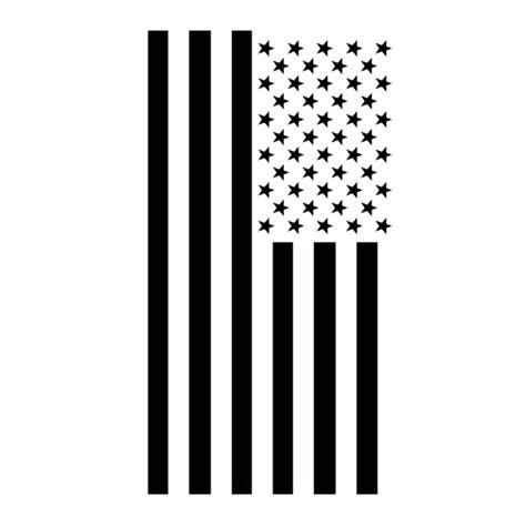T-Shirts, Black & White American Flag | TeePublic