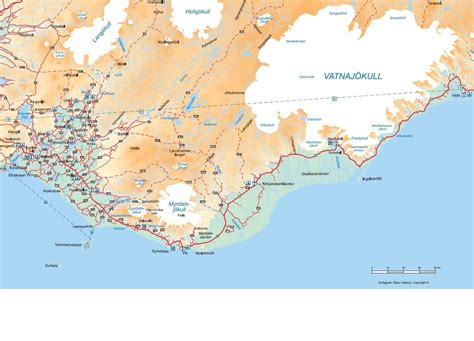 South Iceland Map