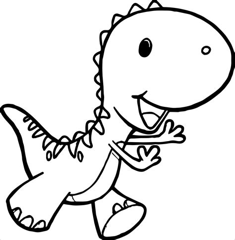 Baby Dinosaur Coloring Pages - ColoringBay