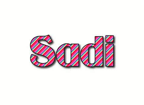 Sadi Logo | Free Name Design Tool from Flaming Text