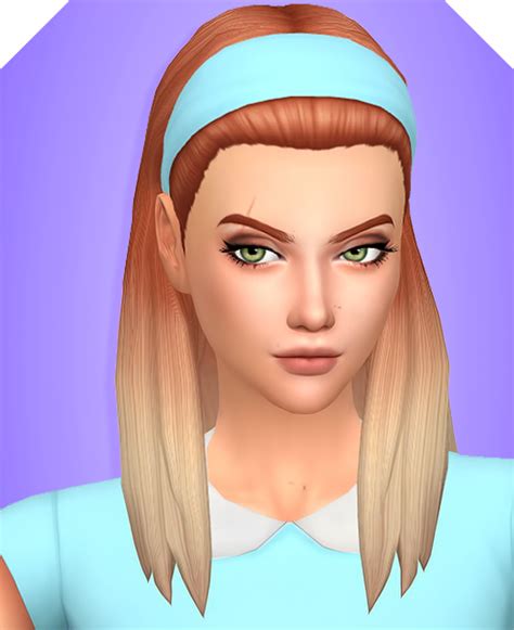 Sims 4 Maxis Match Hair With Headband