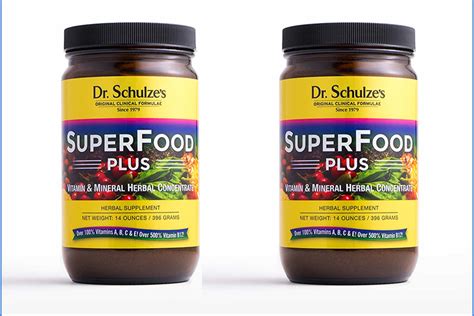 10 Dr Schulze Superfood Nutrition Facts - Facts.net