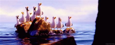 Finding Nemo Mine GIF - Finding Nemo Mine Seagulls - Discover & Share GIFs