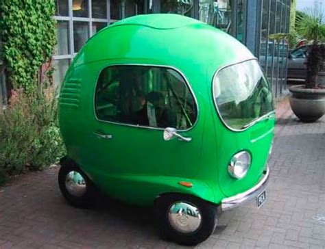 Damn Cool Cars: Green tiny car