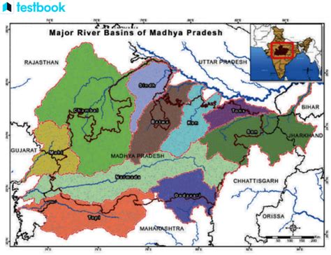 Rivers of Madhya Pradesh (MP): Check List of River in MP Map!