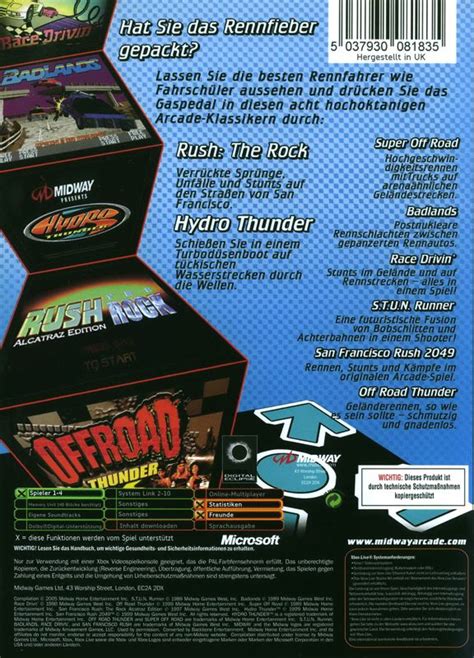 Midway Arcade Treasures 3 (2005) Xbox box cover art - MobyGames