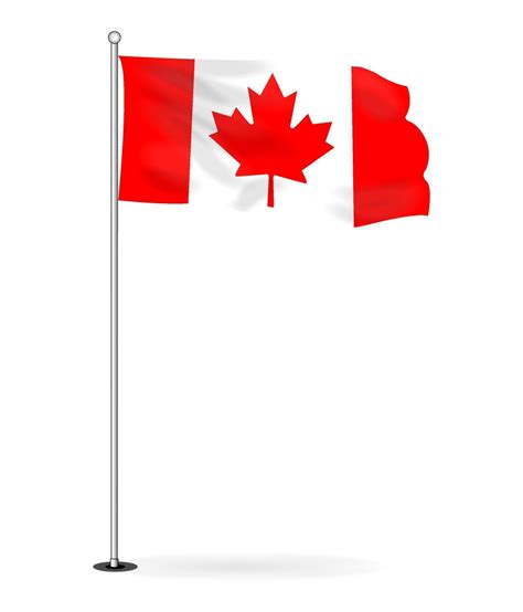 imagen vectorial de la bandera nacional de canadá 2889743 Vector en Vecteezy