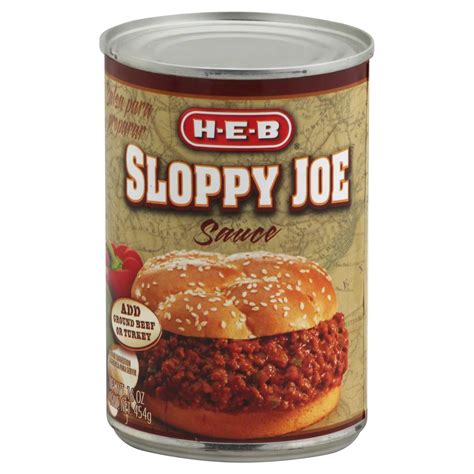 H-E-B Sloppy Joe Sauce - Shop Cooking Sauces at H-E-B