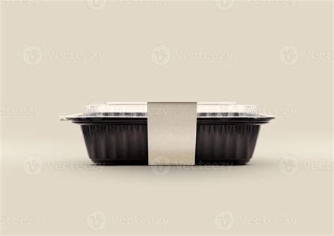 Plastic Food Packaging Tray With Clear Plastic Cover mockup 37495263 ...