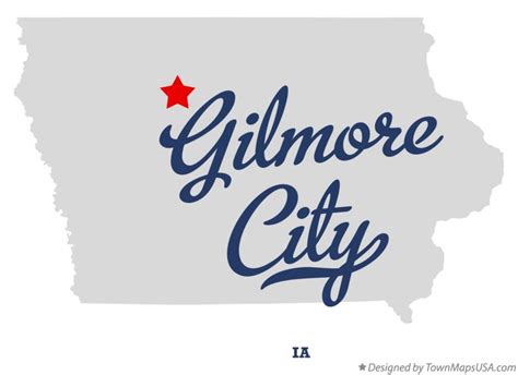 Map of Gilmore City, IA, Iowa