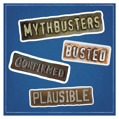 Mythbusters Confirmed