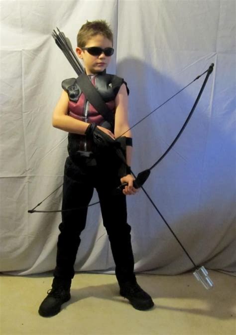 Kids costumes, Diy costumes kids, Hawkeye costume