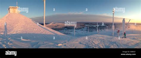 Ruka ski resort, Kuusamo, Finland Stock Photo: 309973665 - Alamy