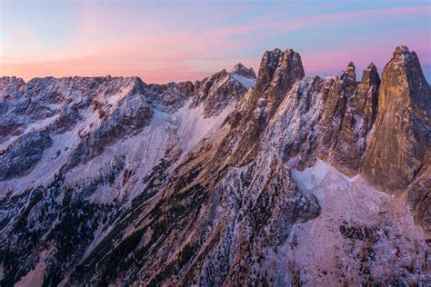 Over the Northwest Liberty Bell and Early Winters Spires Sunrise.jpg