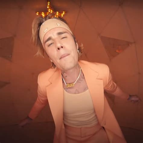 Justin Bieber Peaches Orange Blazer - Movie Leather Jackets