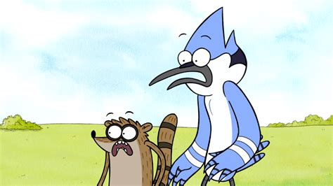 Image - S3E04.025 Mordecai and Rigby Shocked to See Pops' Face.png | Regular Show Wiki | Fandom ...