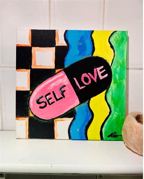 Self Love painting self love art self love gift mental | Etsy